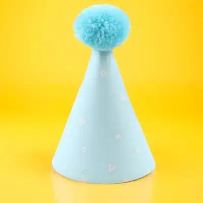 10 قطعة قبعات مخروطية لعيد الميلاد ختم ذهبي قبعات مدببة مزخرفة مستلزمات حفلات الأطفال دعائم صور للاحتفال بعيد ميلاد الأطفال