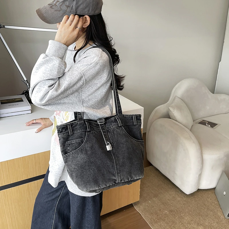 Bolsa Tote de Jeans Vintage La - Women Bags Jeans avaliação e preço