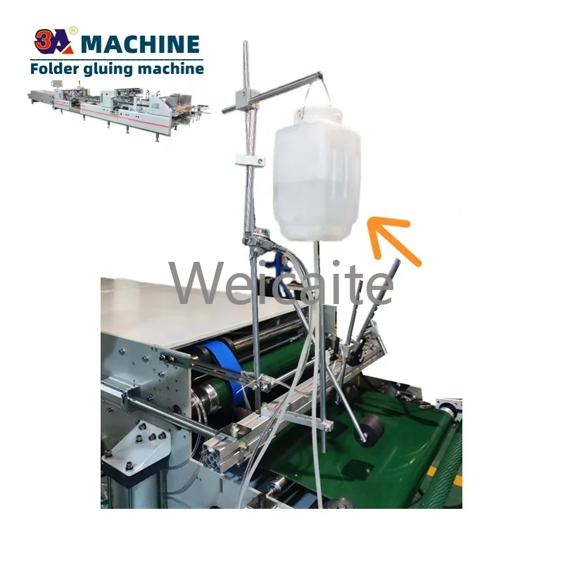 Automatic  Box Folding Gluing Machine accessories Box pasting machine Plastic kettle box folder gluer  spare parts