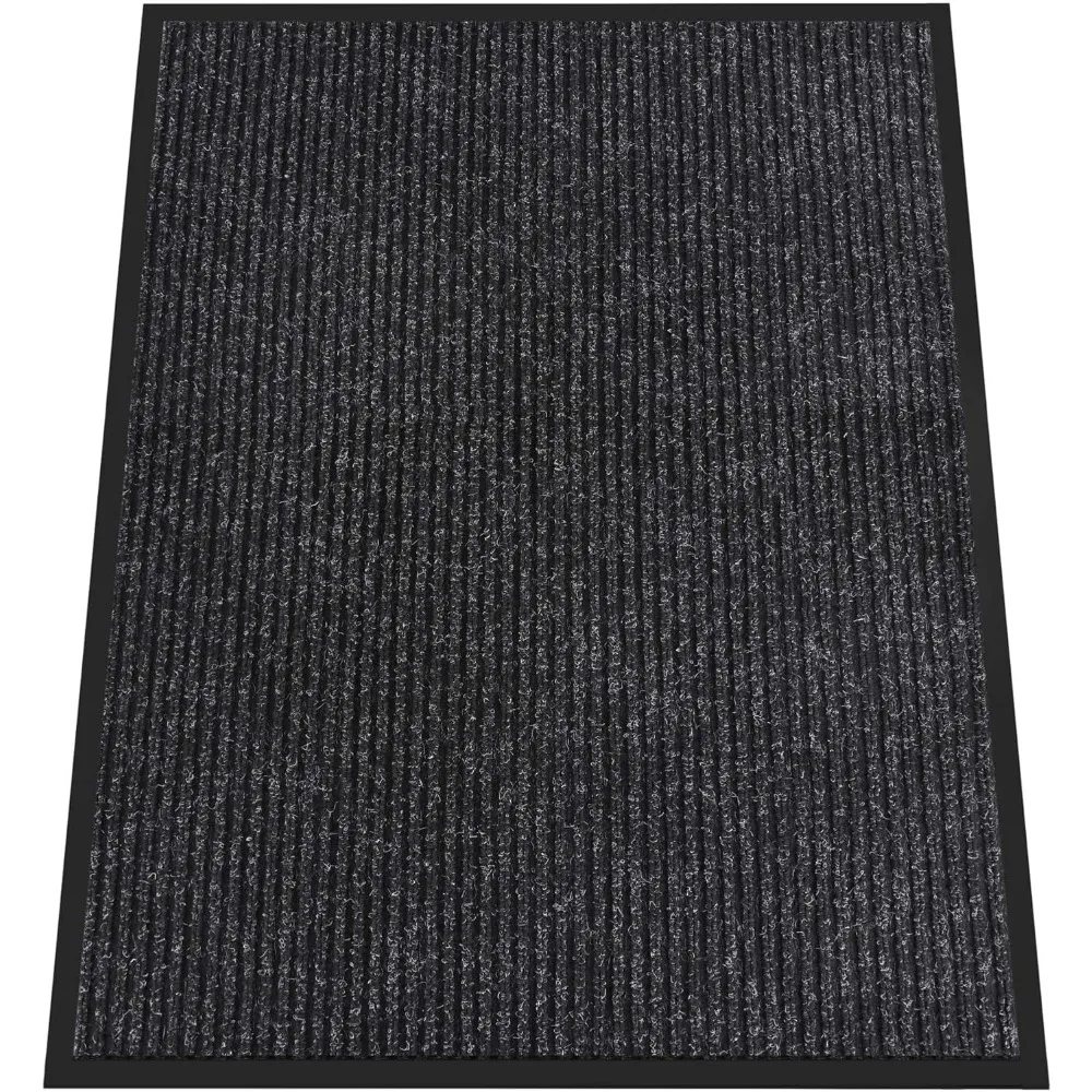 

Коврик для внутренней и наружной двери, коврик для прихожей 4 x 3 фута, резиновая подкладка, нескользящий коврик для передней двери, внешний вход, супервпитывающий