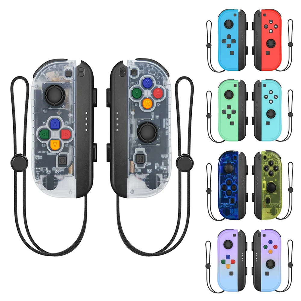 Joycons Gamepad For Nintendo Switch/OLED/Lite Controller Bluetooth Wireless Joystick With Vibration Trubo Wake Up Function
