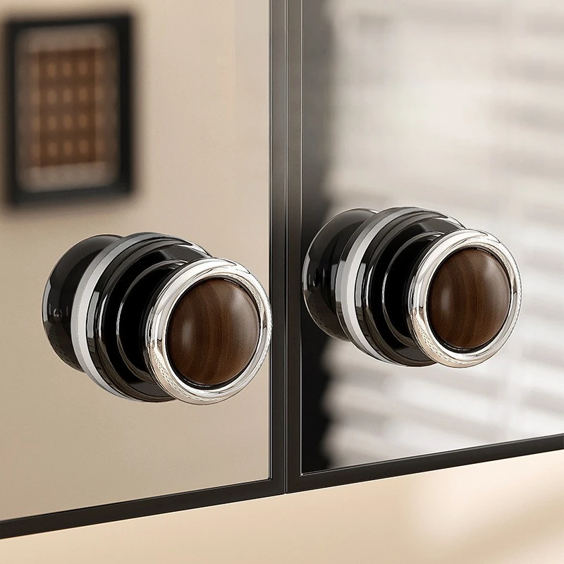 

Vintage Suction Cup Handle No Drill Cabinet Pulls for Wardrobe Fridge Glass Door