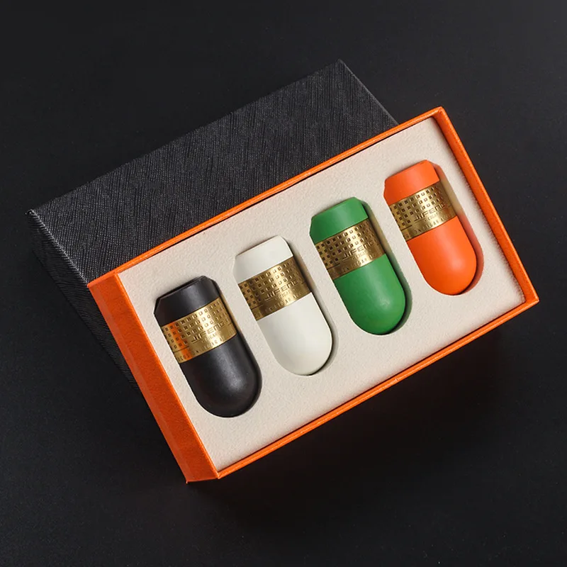 

Держатель для сигар для гольфа 4 в 1, портсигар большого калибра, портативная пепельница для сигар для путешествий, магнитный автомобильный держатель для сигар