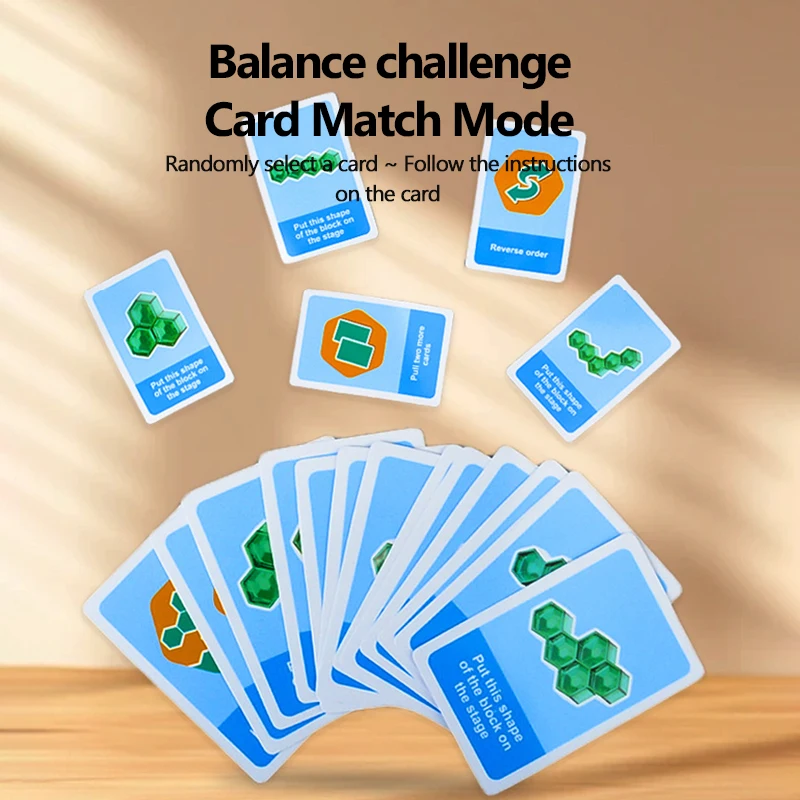 บล็อกซ้อนปริศนาสนุกกระดานหมากรุก BALANCE ของเล่นเด็ก Interactive เด็ก Early Education เกมของขวัญสําหรับเด็ก