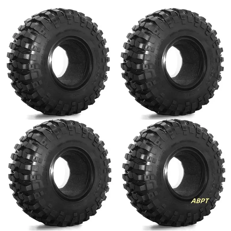 

4PCS 108Mm 1.9Inch Rubber Tire Wheel Tyre For 1/10 RC Crawler Car Axial SCX10 II III 90046 TRX4 D90 Redcat