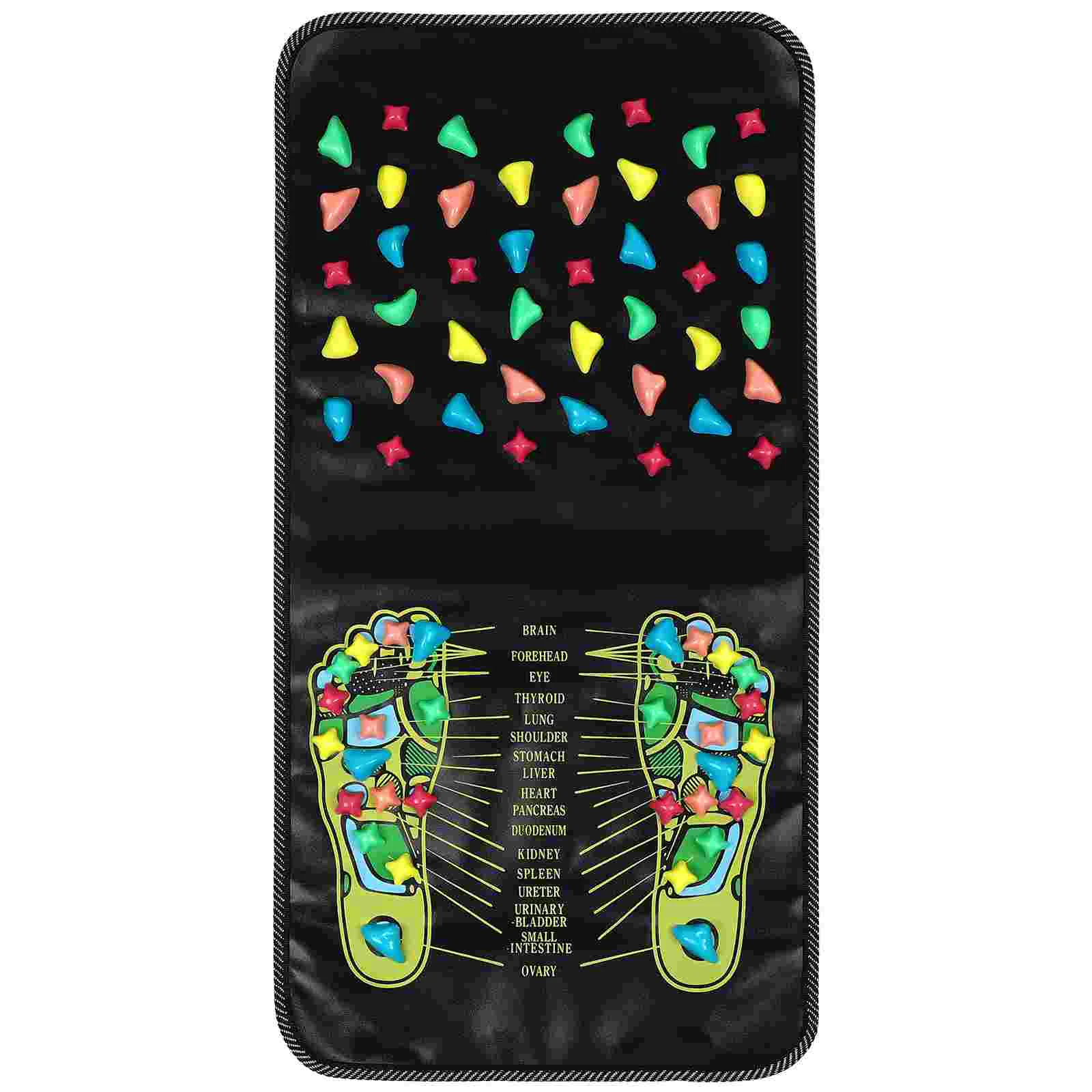 

Massage Cushion Foot Feet Massager Reflexology Mat Trigger Point Pp Stone Road Sole Acupuncture