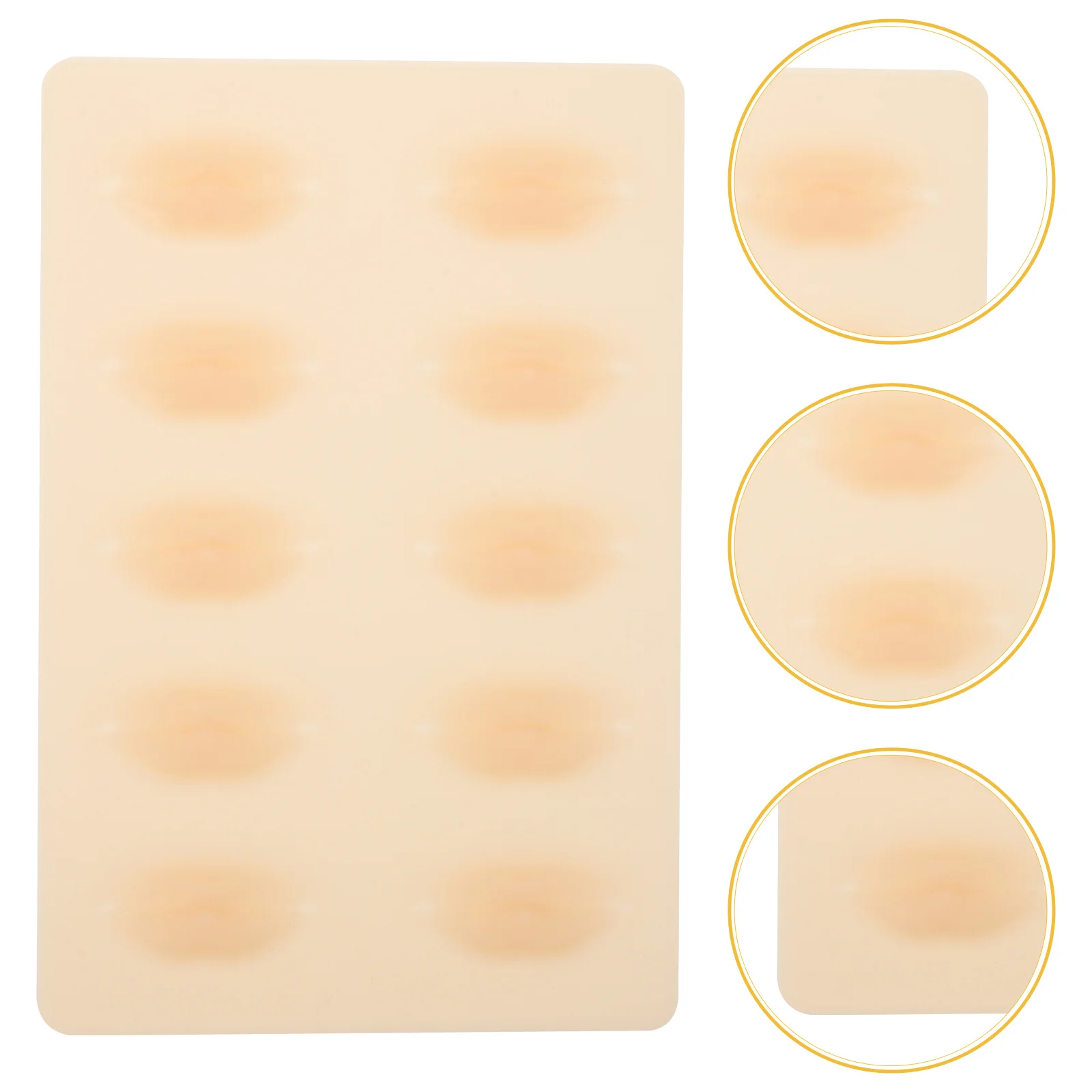 

3D силиконовые накладные губы для практики татуировки, реалистичные искусственные губы, мягкие, гибкие, прочные, безопасные, профессиональные