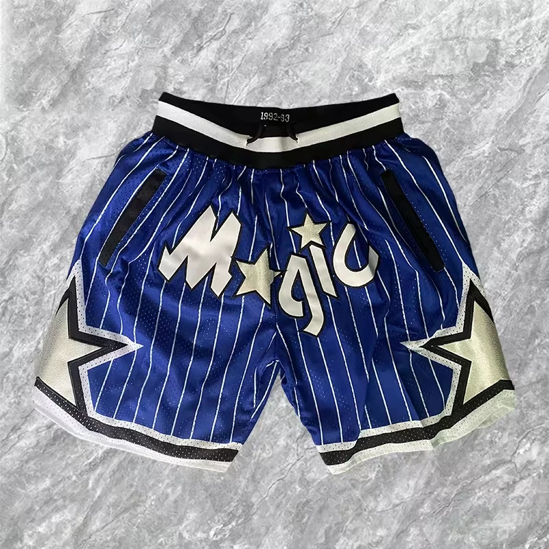 New Summer Kids Blue Stripe Basketball Shorts Loose Quick-Drying Breathable Training And Sports Shorts Boys Girls Sport Shorts