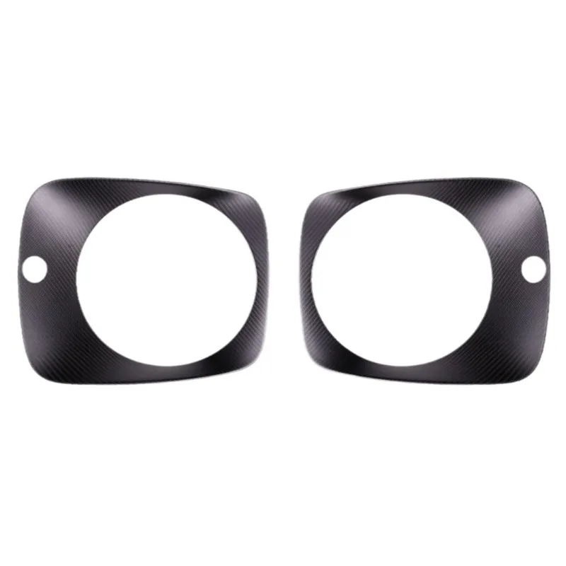 Carbon fiber for car modification Headlight panel Protective cover Exterior modification Front bar Dry carbon matte