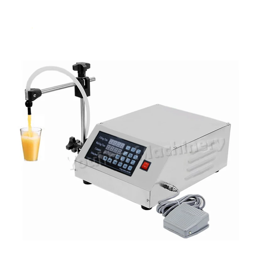 GFK-160 Semi Automatic 2-3500ml Digital Control Water Juice Milk Filler Liquid Bottle Filling Machine