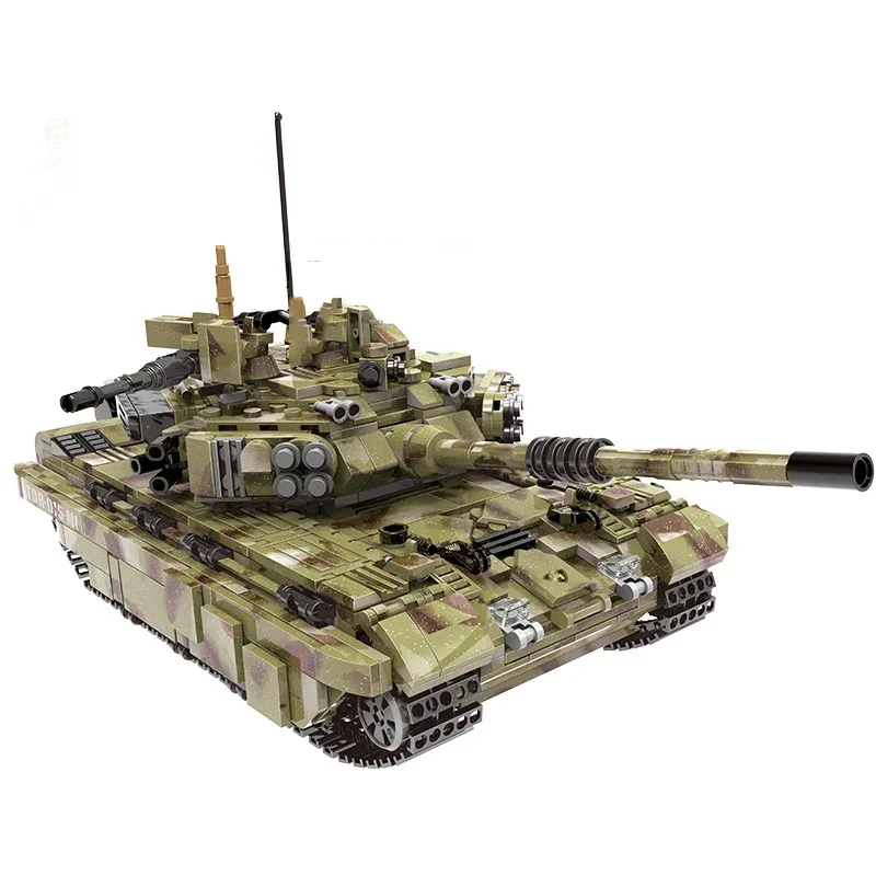 Leger T90 Panzer Tijger Tank Bouwstenen Compatibele Technische Klassieke Militaire Oorlog Wapens Bakstenen Kid Educatief Jongen Speelgoed Cadeau