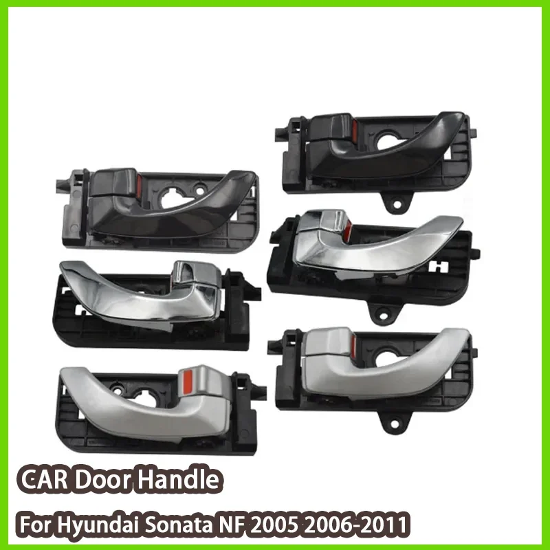 

Replacement for Hyundai Sonata NF 2005 2006-2011 Front rear Left Right Driver's Side Inside Silver Door Handle 82610-3K020