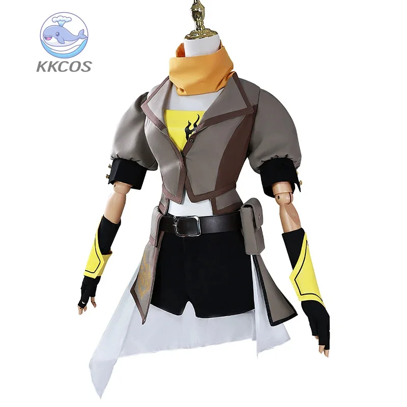 أزياء RWBY مقطورة صفراء يانغ شياو لونغ التأثيرية للنساء لحفلات الهالوين كرنفال ملابس لعب الأدوار الهزلية