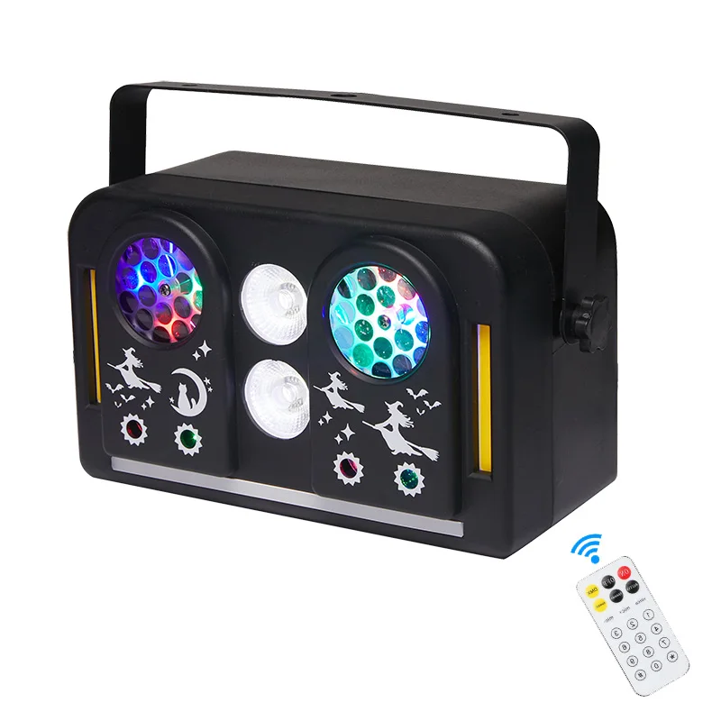 Good Effect 7 IN 1 DJ Led RGBW Light Led Beam Patterns Flow Flash Red Green Flower DMX 512 Retome Disco Party Lamps