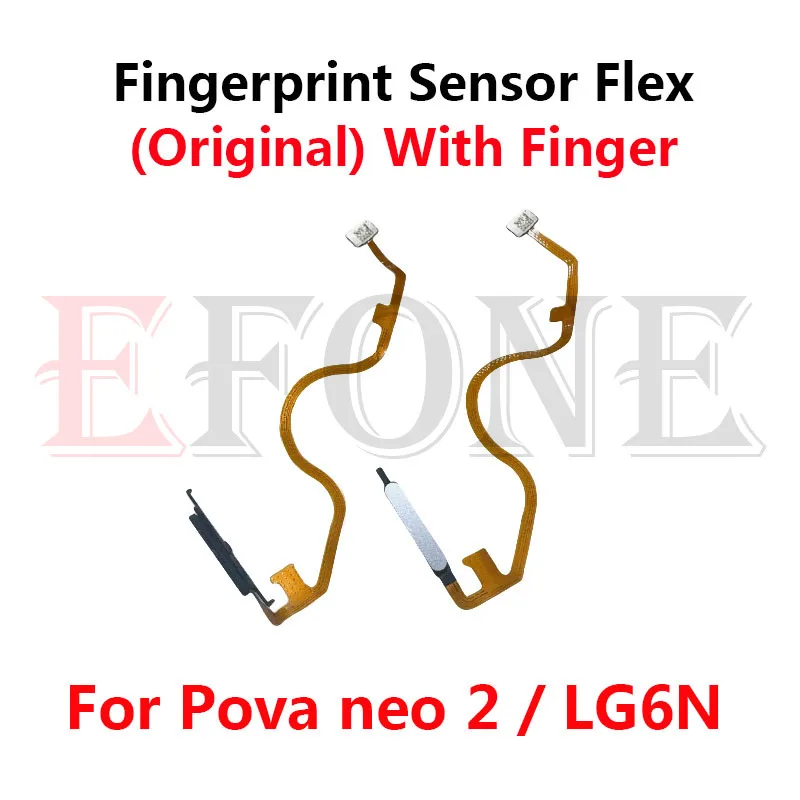 

For Infinix Neo2 Neo Pova 4 3 2 LG6N LE6 LE7 LE7n LF7n LG7n Spark 10 Pro KI7 Touch ID Home Button Fingerprint Sensor Flex Cable