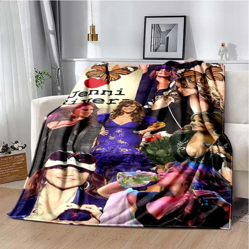 

Classic Latin Singer Jenni Rivera Printed Blanket Fanart Flannel Blanket Fashion Soft Warm Blanket Home Daybed Picnic Blanket