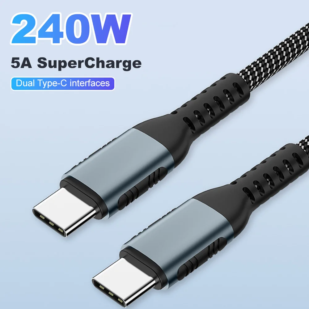 240w 5A 1M 2M Supercharge Supports Up To Current Multiple Fast Charging Protocols Fast Charging For Phones Laptops Game Consoles