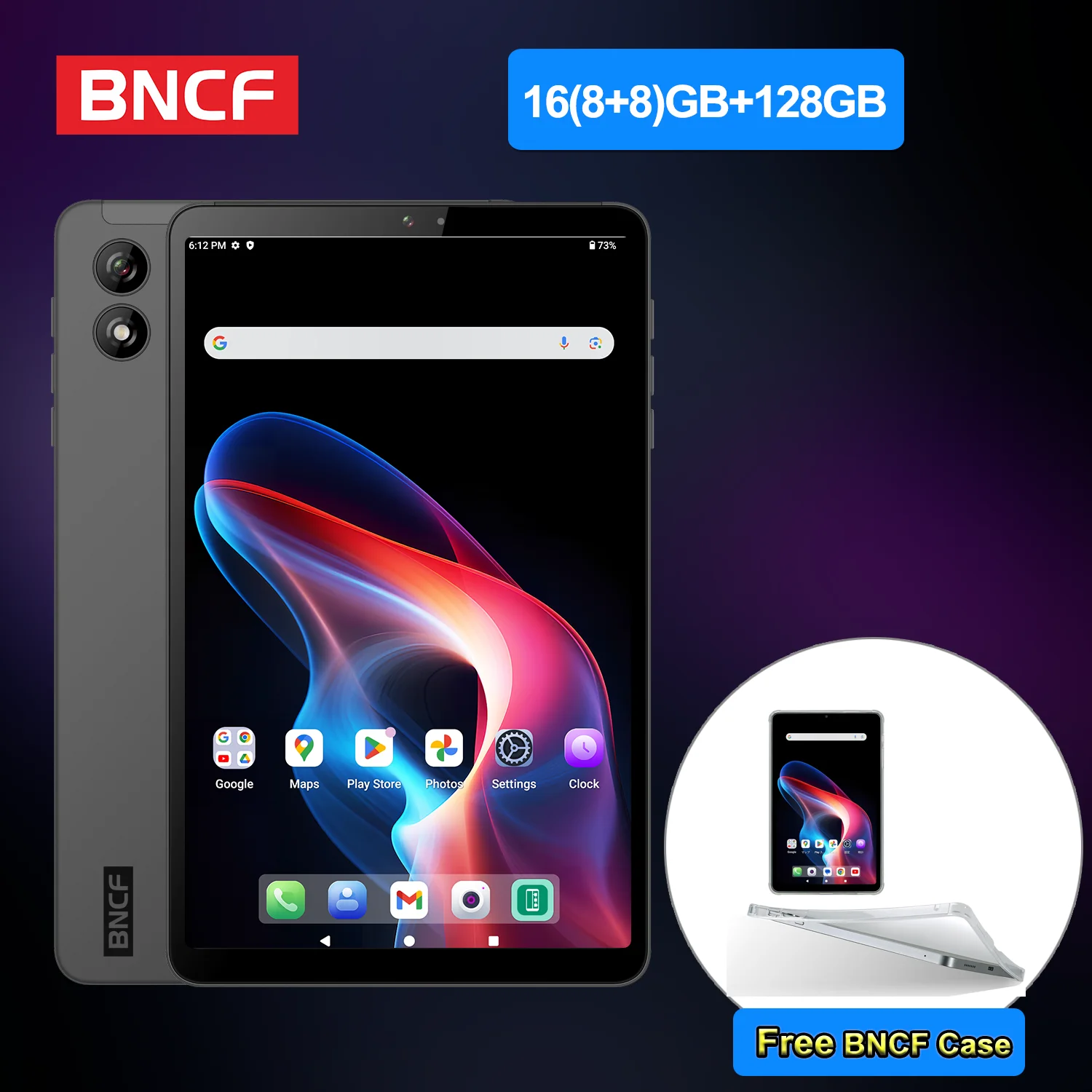 BNCF BPad Mini 8.4 polegadas Snapdragon685 Tablet Caso Grátis Android14 8GB RAM + 128GB ROM 6050mAh Bateria 4G LTE Widevine L1 2K IPS Tab