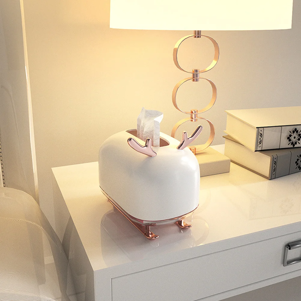 

1Pcs Tissue Box ABS Material Creative Napkin Holder for Home Car Use Storage Case Organizer Tissue Storage Box