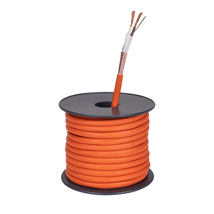 Fire resistant cable PH120 2x4.0 shielded solid copper conductor single strand  china fire alarms factory fire alarm cable