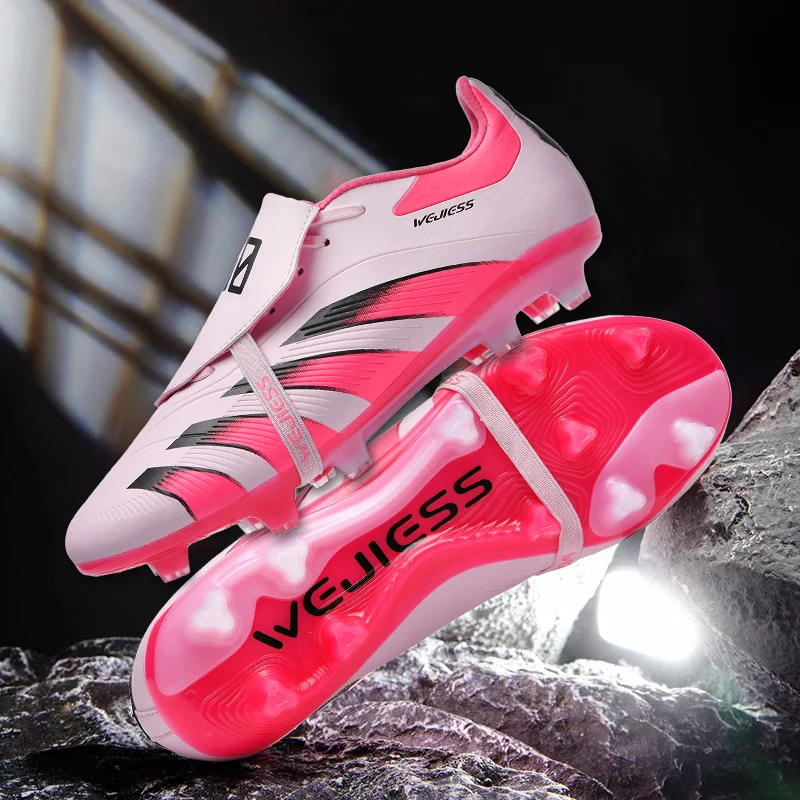 

Men Professional Hot Sale Cleats Soccer Shoes Ultralight Outdoor Football Boots Women Match Unisex High-quality TF/FG Sneakers