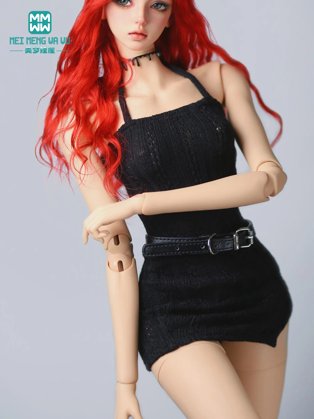 

Подходит для куклы BJD 1/3 1/4, одежда для куклы DD SD, модное платье на бретельках, игрушки в подарок