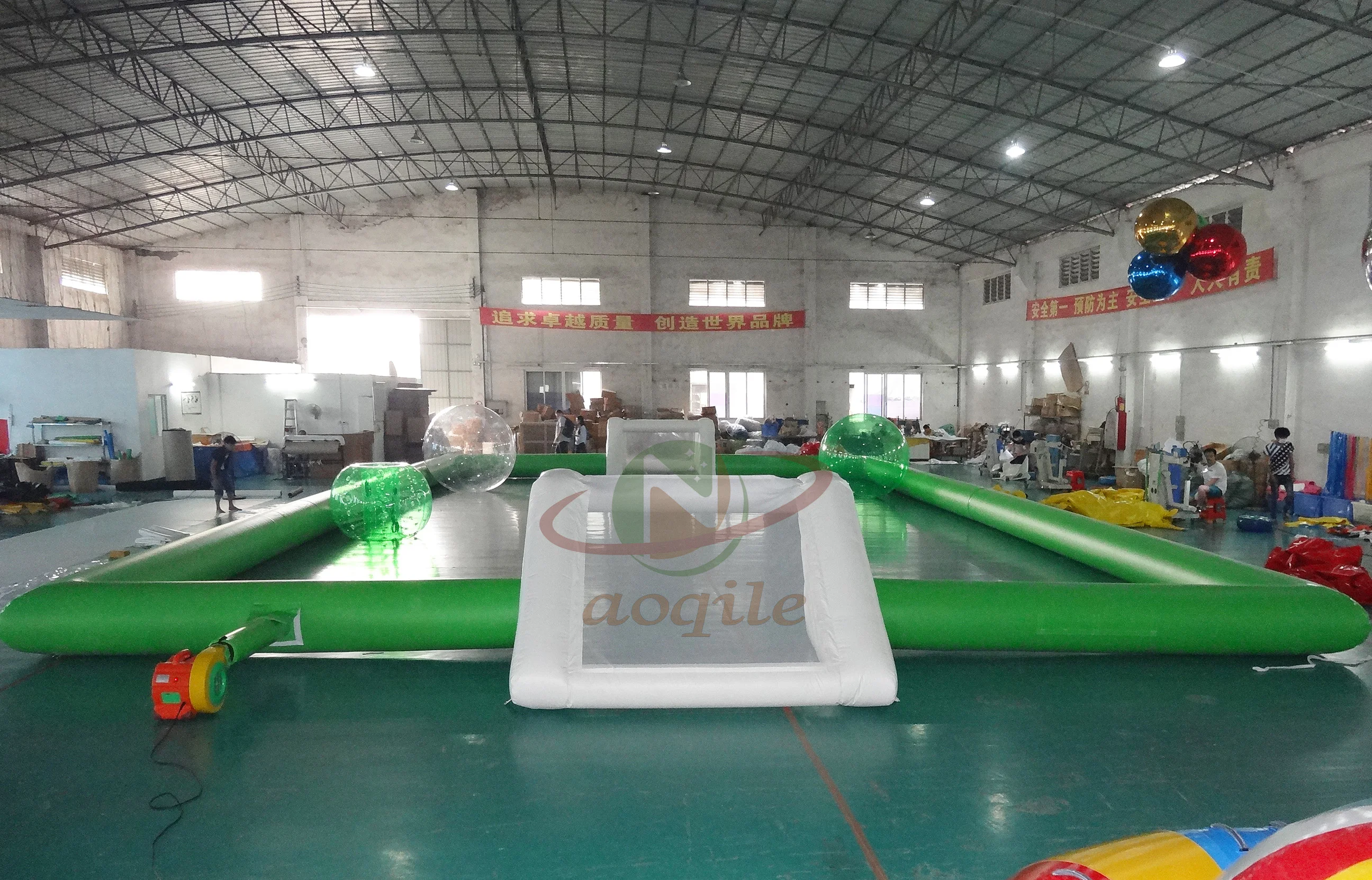 Outdoor Inflatable Sports Football Playground Water Soap Soccer Field for Sale