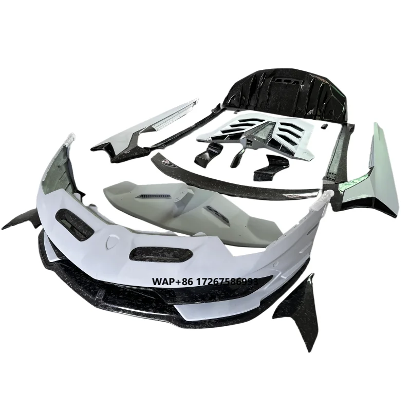 Half Carbon Forged Carbon Fiber Car Bumper Body Kit for  LP700 LP720 LP750 Aventador Modified in SVJ Style