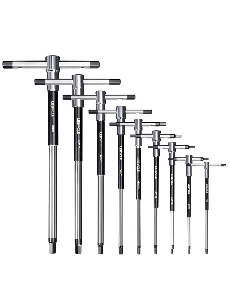 Bicycle Slider Hex Wrench 2.5/3/4/5/6/8/10mm T25 Professional T-Handle Slider Repair Tool
