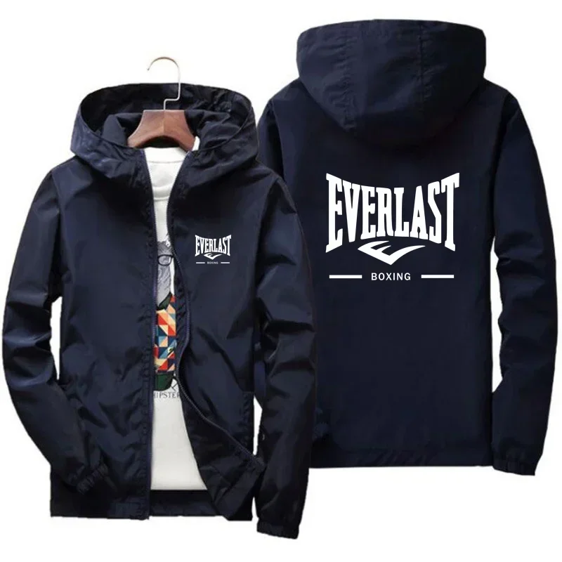 

A new high-quality men's casual jacket for mountaineering from a men's brand in 2025, featuring a hooded windbreaker
