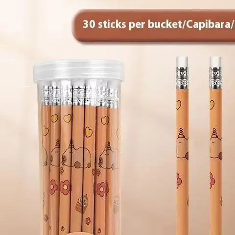 

Barrel Capybara Pencils For Primary School Students Sketch Pen Exam Calligraphy Drawing Pencil Stationery