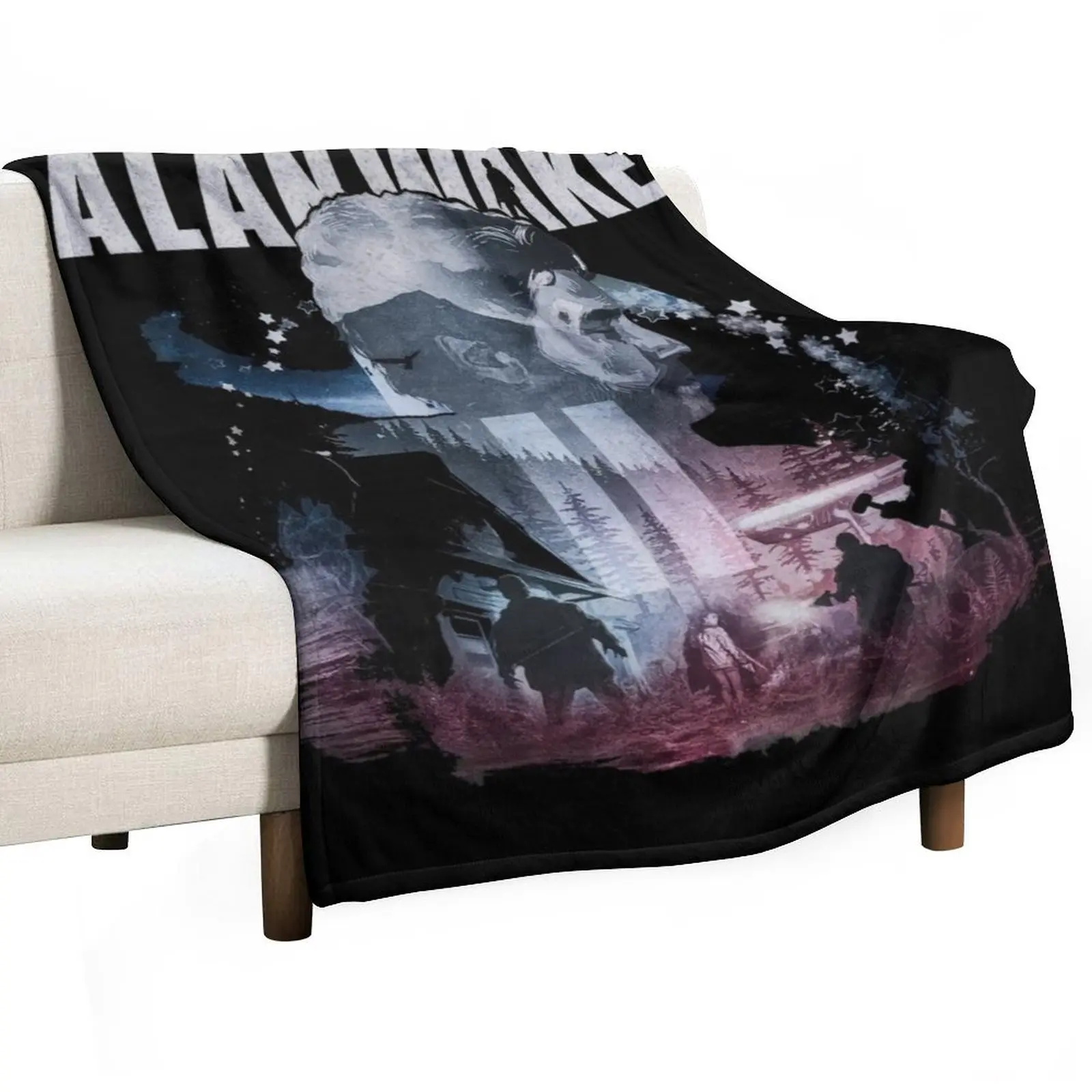 

Alan Wake Throw Blanket Custom sofa bed Picnic Sofa Throw Blankets