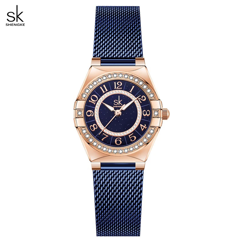 

Shengke Fashion Women Watches Relogio Feminino Luxury Watch Ladies Quartz Wrist Watch Bracelet Geneva Girls Clock Reloj Mujer