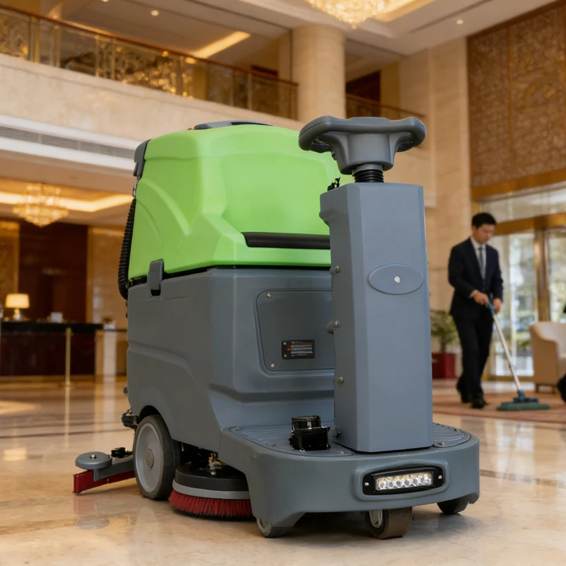 Auto Floor Washing Machine Marble Floor Scrubber Dryer Ride on Floor Cleaning Equipment
