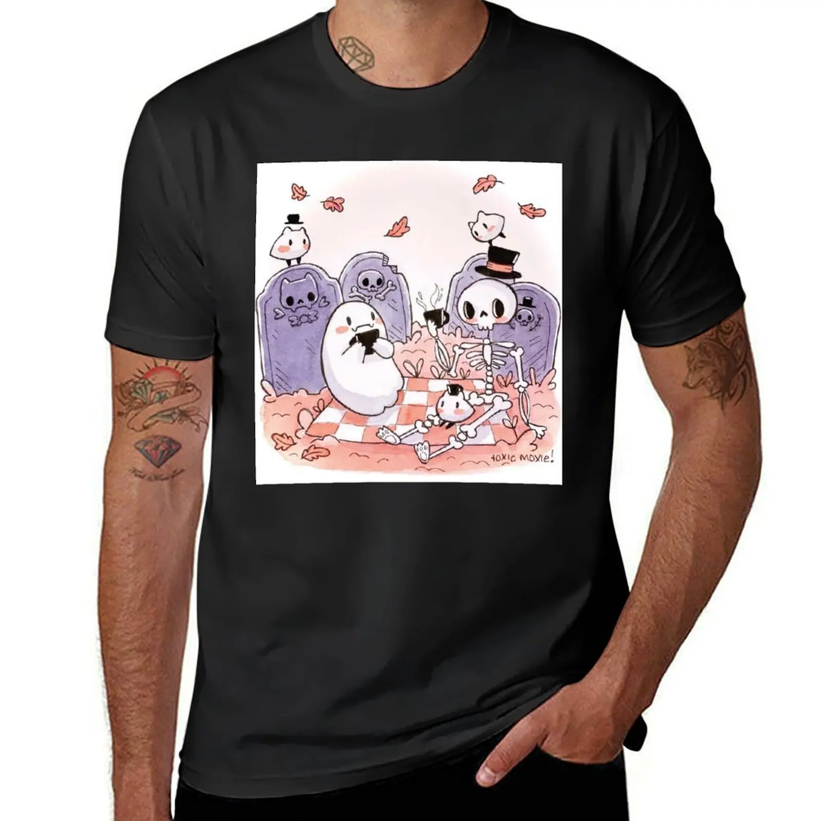 

I’m just a little ghost hanging out with the local toadstool gang. T-Shirt quick-drying mens t shirts casual stylish