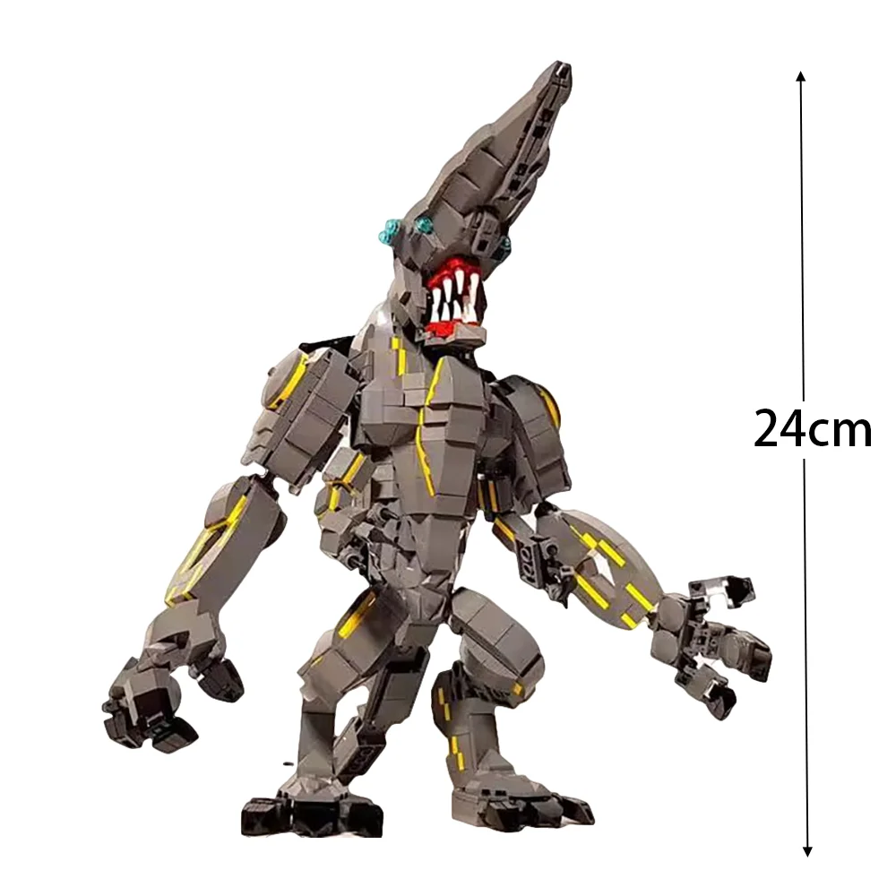MOC ジャイアントモンスター 1082 ピース 24 センチメートル高電子描画パズルビルディングブロックモデルおもちゃ
