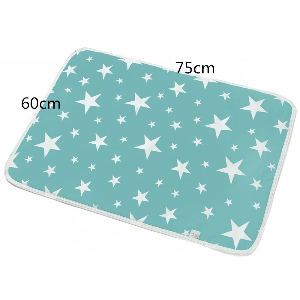 60*75cm Pannolino Del Bambino Che Cambia Zerbino Portatile Pieghevole Lavabile Impermeabile Zerbino treccia di Viaggio Cuscino Pad Riutilizzabile Pad Copertura