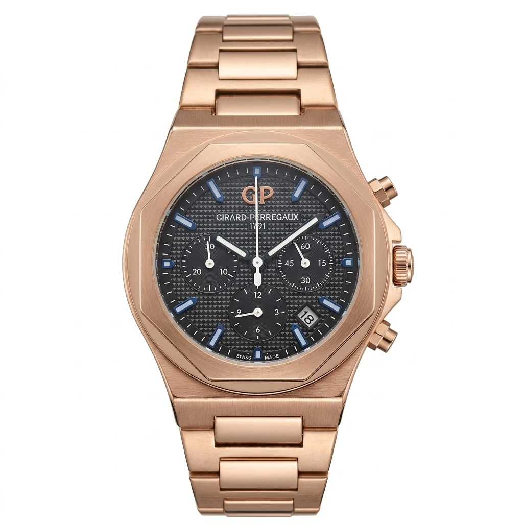 Girard-Perregaux Men's Multifunction Quartz Chronograph Watch Luxury Waterproof Sport Business Wristwatch