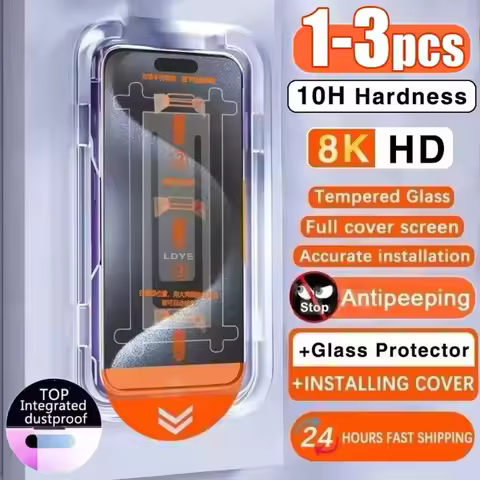 1-3Pcs Oleophobic Coating Dust Free Installation Privacy Screen Protector For Xiaomi Poco F7 X7 Ultra X6 Pro X5 X4 F6 F5 F3 Pro