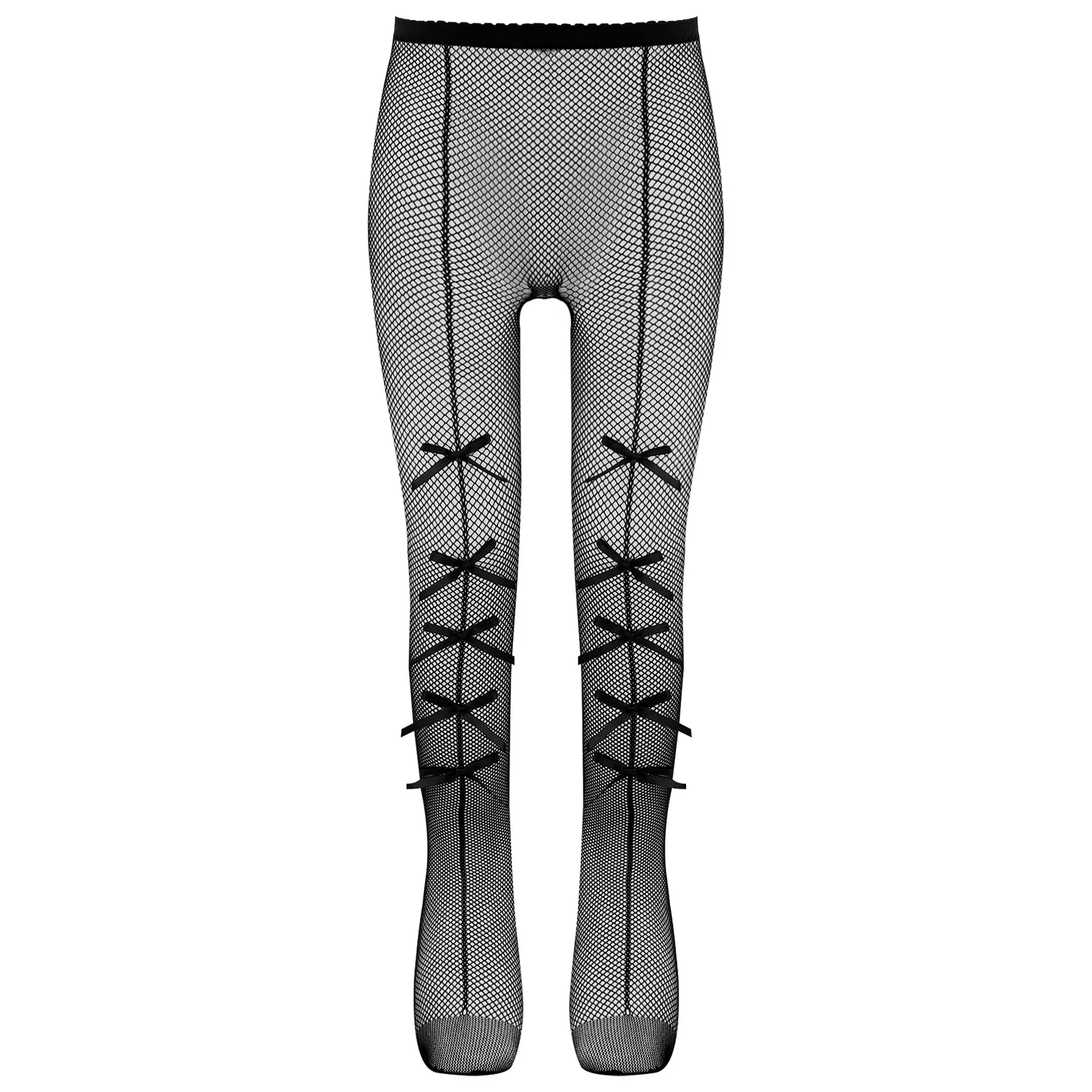 أطفال الأطفال شبكة طويلة الجوارب جوارب طويلة الفتيات الحلو شبكة صيد السمك طماق الأميرة تأثيري حلي ملحق Bowknot تخزين