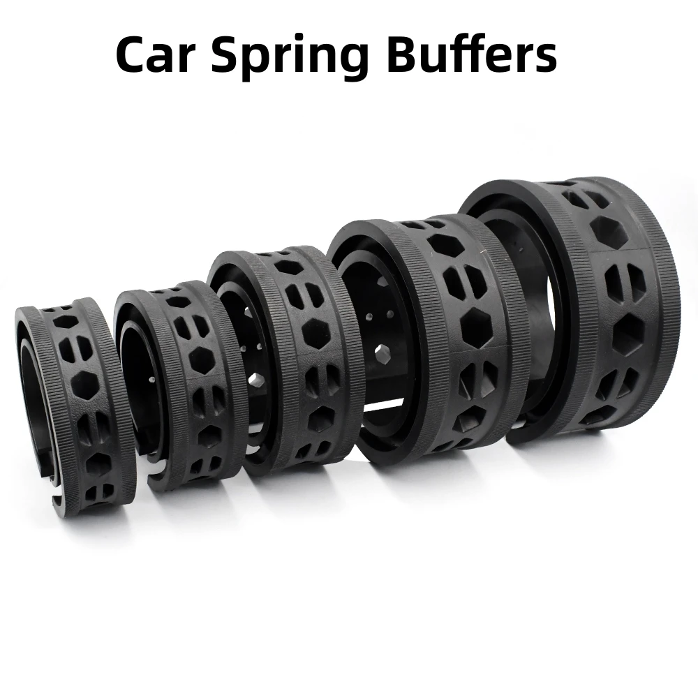 2pcs A/B/C/D/E Type Car Spring Autobuffer Shock Absorber Spring Compress Bumper Power Pressure Bearing Top Rubber Auto Buffers