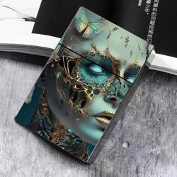 Creative Skeleton Cigarette Box Automatically pop open 20 pack Picture cigarette holder Moisture resistant Cigarette tools