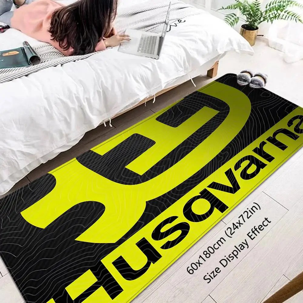 H-Husqvarnas PU Door Mat Nordic Style Bedroom Living Room Doormat Home Balcony Anti-Slip Alfombra