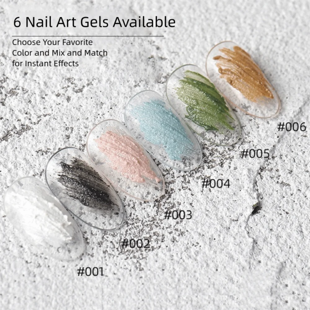 DIY Flowers Painting 3D Modeling Gel Micro Carved No Need Top Coat Plaster Effect Glue DIY Manicure Solid 5D Sculpture