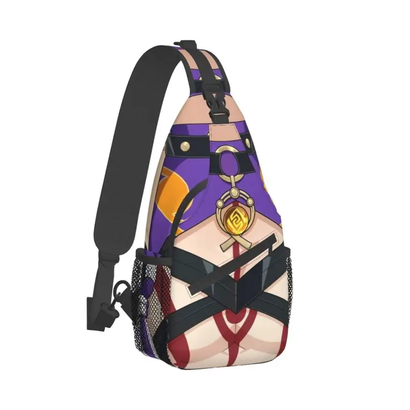 Itto Tiddies Genshin Impact-mochila cruzada para hombre, bolso de hombro personalizado para viaje, senderismo, mochila de día