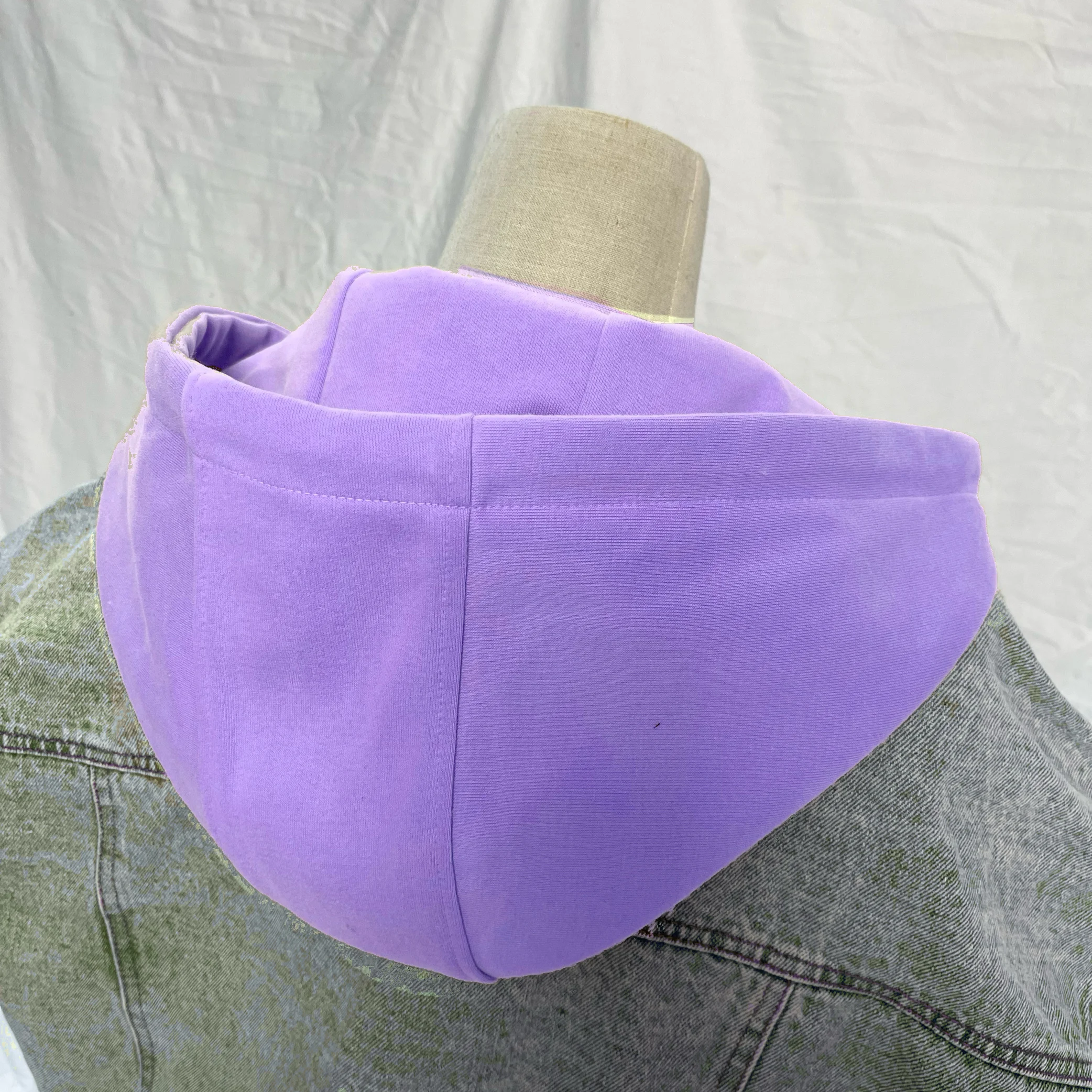 겨울 후드 칼라 두꺼운 스웨터 모자 분리형 칼라 Drawstring 모자 성인 남성 여성 학생 면화 의류 액세서리