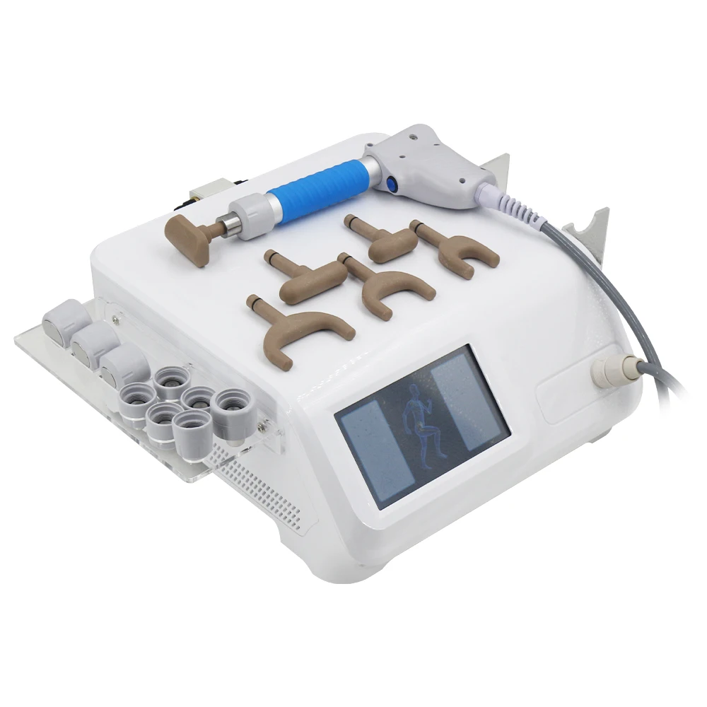 12Bar Pneumatic Shockwave Therapy Machine ED Treatment Plantar Fasciitis Pain Relief  Chiropractic Tool Shock Wave Instrument