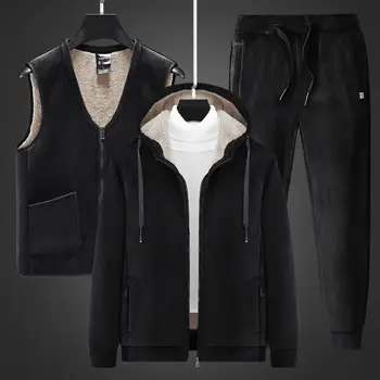 10 best sales Tracksuit men set 3 piece - №5