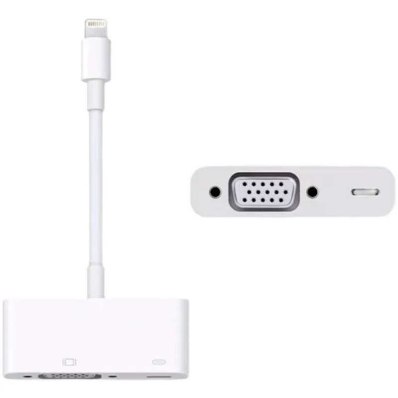 For Apple lightning lightning to VGA mobile phone iPad monitor same screen projection converter cable