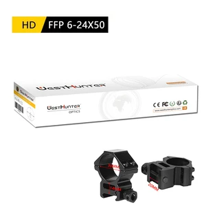 WESTHUNTER HD 6-24X50 FFP المدى الجانبي Parallex قفل العجلات إعادة تعيين البصر البصري أعلى 4 مبيعات 6 24x50 نطاق بندقية - رقم 3